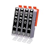 Canon用 キヤノンBCI-381 互換インク BCI-381XL Canon用 インク 381 BK ブラック 4本セット対応機種:PIXUS TS6130 TS6230 TS6330 TS7430 TS7330 TR7530 TR8530 TR8630 TR9530 TR703 TS8130 TS8230 TS8330 TS8430 【全色大容量/残量表示/個包装】