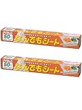 岩谷マテリアル(Iwatani Materials) 調理用シート なんでもシート 300×450mm 厚み0.015mm 50枚×2セット 日本製 まな板 汚れ防止に 工作 机汚れ防止に