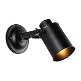 YJH+ アイロンウォールランプ、クリエイティブ階段ウォールランプコリドールアイル屋外浴室ウォールライトシングルヘッドE27調整可能な角度 美しく、寛大な ( サイズ さいず : 8.5*17cm )