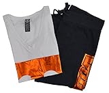 NCAAテネシーボランティアGirls 2 PcセットホワイトTシャツ&グレースウェットパンツ S