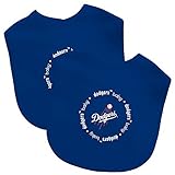 Baby Fanatic Team Color Bibs, LA Dodgers, 2-Count by Baby Fanatic [並行輸入品]