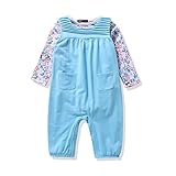 サロペット カバーオール ロンパース キッズ ベビー服 2点セット 男の子 女の子 男女兼用 かわいい 赤ちゃん アニマル 花柄 プリント 長袖 ボディスーツ ルームウェア KIDSINTIME BL