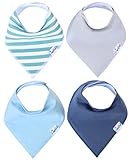 Baby Bandana Drool Bibs for Drooling and Teething Gift Set For Boys Oxford Set by Copper Pearl by Co