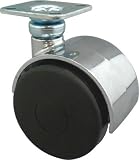 東信製作所双輪キャスター：Φ40mm プレートタイプストッパーなし：W40-P