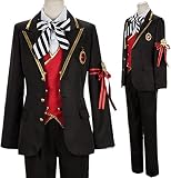[CSPY]ツイステ 制服 寮服 アズール エペル ケイト ジェイド ジャック シルバー セベク デュース トレイ フロイド マレウス ラギー リドル リリア コスプレ衣装 アニメ ゲーム (女性M, リドル)