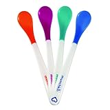 Munchkin 4 Cuillères Thermosensibles avec Bord Doux - 4 Mois+