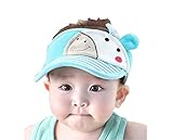 出産祝い　赤ちゃん　ベレー　 幼児　UV 　日除け帽　帽子　キャップ　ハット　快適　柔らかい　43-48ｃｍ 6-12ヶ月（ライトブルー）