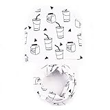 赤ちゃん　女の子　男の子　暖かい　ニット　帽　キャップ　スカーフ 動物柄　可愛い 快適　通気性 2点セット (ボトル)