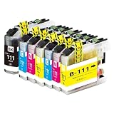 LC111 ブラザーbrother用互換インクカートリッジLC111BK*1 LC111C LC111M LC111Y各2本合計7本 対応機種：J957N J757N J557N J877N J987DN J897DN J827DN J727D J952N J752N J552N J980DN J890DN J820DN J720D 大容量 最新ICチップ付 残量表示 大阪インク