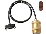 ジェネラル 1灯用ソケット 真鍮製 1mコード GENERAL SOCKET 1m E26_BRASS 002963
