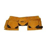 Grip Double Leather Pouch Tool Belt by Grip-On-Tools