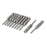 uxcell　S2クロスヘッドのプラスドライバービット　PH0マグネット　2.5mm　50mmx6.35mm　10個入り