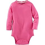 OSHKOSH(オシュコシュ) スパークルボディスーツ ピンク ロンパース長袖 18ヶ月【並行輸入】