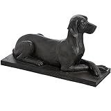 (ヒル・インテリアズ) Hill Interiors ドッグ 犬 オーナメント 置物 飾り インテリア (ワンサイズ) (ブラック)