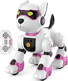 ロボット犬 音楽演奏 犬型ロボットプログラミング 音声制御電子 ペット ペット触れてインタラクティブ 犬 おもちゃ 男の子 女の子 誕生日プレゼント 癒やしい 子ども用電動ロボット家族クリスマス贈り物