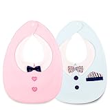 Jolieer ベビー 弓の 三角スタイ 三角バンダナ オシャレな ビブ スタイ (C)