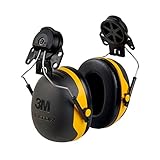 3M Peltor X-Series X2P3E Cap-Mount Earmuffs, NRR 24 dB, One Size Fits Most, Black/Yellow X2P3E (Pack