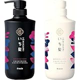 【セット買い】いち髪 【なめらかスムースケア】 コンディショナー ポンプ 480g ヘアケア ダメージケア メンズ レディース + 【なめらかスムースケア】 シャンプー ポンプ 480ml ノンシリコン アミノ酸シャンプー