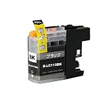 LC113BK 単品 ブラック BROTHER ブラザープリンター 用 互換インク ICチップ付 残量表示機能付 MFC-J6973CDW MFC-J6573CDW MFC-J6970CDW MFC-J6570CDW MFC-J4910CDW DCP-J4215N-B DCP-J4215N-W DCP-J4210N MFC-J4512N 【365日保証】サービス