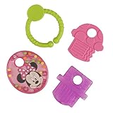 Disney Minnie Mouse Teether Keys with Rattle and Link by Disney