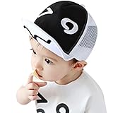 Domybest 可愛い子供帽子 キャップ ベビー 赤ちゃん ベースボールキャップ 猫耳　野球帽　メッシュ　ユニセックス 男女兼用　春 夏 秋 通学 通園 お出かけ UVカット　1～3歳　2色選択可能