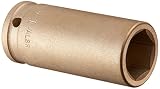 Ampco Safety Tools DWI-3/4D1 Socket, Deep Well Impact, Non-Sparking, Non-Magnetic, Corrosion Resista