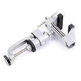 Perfk 高品質ミニテーブル　360度スイベルロッククランプ　木工　アルミ合金バイス　趣味　ベンチバイス　ミニテーブル