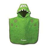 Personalized Hooded Bath Poncho, Dino, Name Connor by aBaby [並行輸入品]