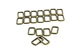 ファミリーツール(FAMILY TOOL) 角カン(小カン) (内寸12×6mm 線径1.7mm) アンティークゴールド 20個入 56732