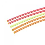 uxcell 光ファイバーロッド サイトフィラメント用 PmmA 1.5 mmx20 cm レッド グリーン オレンジ 1セット 5個