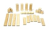 24 Piece Tegu Magnetic Wooden Block Set Natural [並行輸入品]