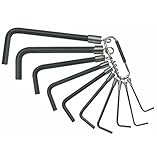 C.Ktools インチ六角棒レンチ (キータイプ) 10本セット T4415
