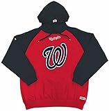 MLB Washington Nationalsメンズビッグロゴプルオーバーフード L レッド