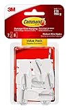 Command Medium Wire Toggle Hook Value Pack, White, 6-Hooks by Command