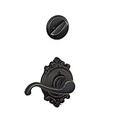 Schlage Lock Company F59CLT716BRKRH Aged Bronze Callington Right Handed Interior Pack Lever Set with