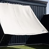 日よけ サンシェード 日本製 リネン風 グレー 【SH405】 ▼幅300cm × ▽丈250cm OKC5 Liener サイズオーダー シンプル おしゃれ 日除けシェード 目隠しシェード