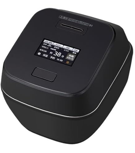 Amazon | RC-10ZWW-K(グランブラック) 炎匠炊き 真空圧力IH炊飯器 5.5
