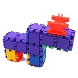 Michley InterlockingパズルIntelligenceビルディングブロックレンガキットfor Kids