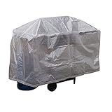 Silverline Outdoor Bbq Barbeque Transparent Waterproof Cover 1220x 710x 710mm