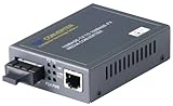 CTS-CVT100BTFC (SM-30) ファストイーサネット 10/100Base-TX - 100Base-FX メディアコンバーター - シングルモード 30km 18.6マイル SCコネクタ
