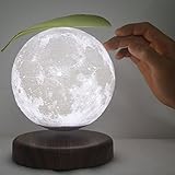 leviluna 7インチ/ 18 cm磁気サスペンション3d印刷MoonランプMoonlight磁気浮上フローティングMoonランプLED Moon Light