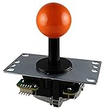 三和電子 基板タイプ静音ジョイスティックレバー オレンジ JLF-TPRG-8AYT-SK-O
