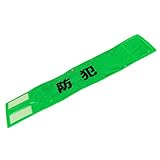 スリーライク(Threelike) ピン無し全面反射腕章「防犯」 蛍光グリーン反射×黒文字 A0619FG