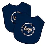Baby Fanatic Los Angeles Rams 2-Piece Bib Set by Baby Fanatic