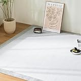 fuwawa 夏用ラグマット ひんやり 冷感ラグ カーペット 2畳 185x185cm 洗える 滑り止め付き クールラグマット Q-MAX0