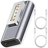 Xiatiaosann USB C to Mag-Safe 2 オスからメスアダプター、Type-C PD 100W 電源充電コネクタコンバーター、MacBook Air & Pro対応、85W/65W/45W高速充電対応、Type-Cオスからオスケーブル付属