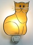 ステンドグラスKitten Cat Night Light