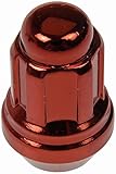 High Quality 711-235E Pack of 16 Red Wheel Nuts and 4 Lock Nuts with Key