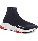 (バレンシアガ) BALENCIAGA Women`s Speed Mid Sneaker BLACK_Red 女性のスピードミッドスニーカーBLACK_Red (並行輸入品) (バレンシアガ) BALENCIAGA Women`s Speed Mid Sneaker BLACK_Red 女性のスピードミッドスニーカーBLACK_Red (並行輸入品)