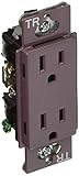 Lutron SCRS-15-TR-PL Satin Colors 15-Amp Duplex Tamper Resistant Receptacle, Plum [並行輸入品]